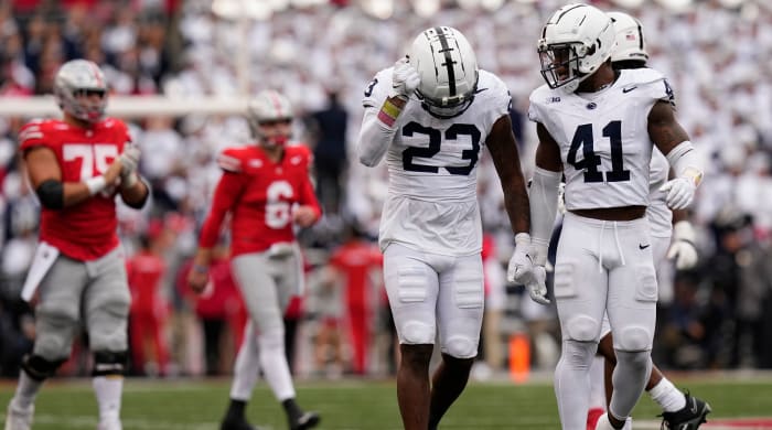 Penn State playing against Ohio State.